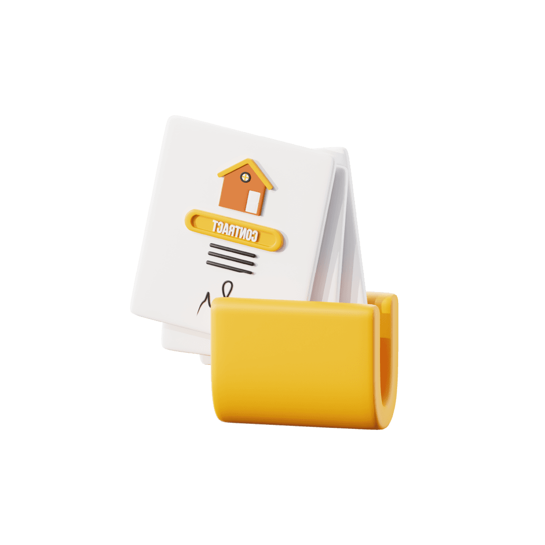 Documentos con el sello de una casa